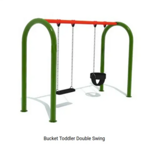 Bucket Toddler Double Swing